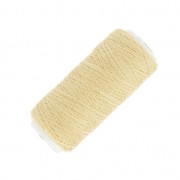 Bobine de fil imitation coton pour réaliser ses pompons Beige x120m|raw }}