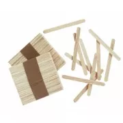 Bâtonnets en bois pour la décoration et les loisirs créatifs 11.4 cm x150