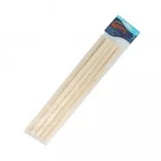 Baguettes en bois pour la décoration et les tissages muraux 1.2x30cm x5
