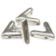 Perles en verre avec 3 trous forme V AVA® Bead 10x4 mm Labrador x10|raw }}