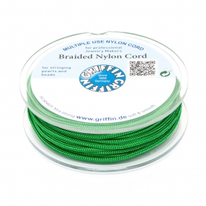 Fil de jade / Fil nylon tressé européen Griffin 0.3 à 0.5 mm Green x25m