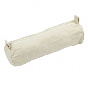 Trousse en coton à customiser 22x6 cm Naturel x1