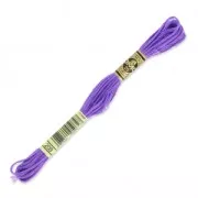 Fil à broder DMC Mouliné Spécial 117 MC Parme (208) x8m