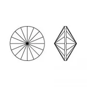 Cabochon PureCrystal 1122 Rivoli 14 mm Crystal AB Ultra Turquoise