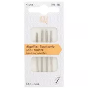 Aiguilles tapisserie sans pointe bout rond Mediac n°16 x4