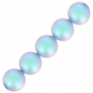 Perles nacrées PureCrystal 5810 6 mm Iridescent Light Blue Pearl x10