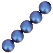 Perles nacrées PureCrystal 5810 5 mm Iridescent Dark Blue Pearl x15