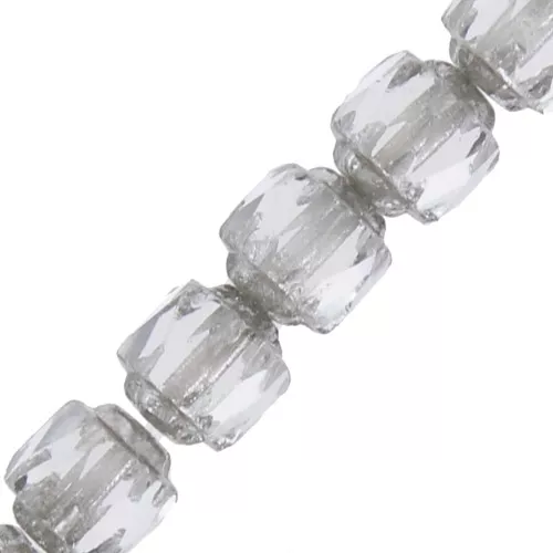 Facettes Antiques  6 mm Crystal  x20