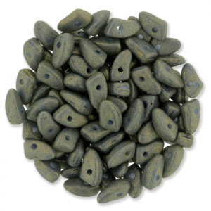 Perles en verre Prong Beads 1 trou 3x6 mm Poppy Seed Pacifica x5g