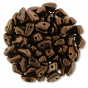 Perles en verre Prong Beads 1 trou 3x6 mm Dark Bronze x5g|raw }}