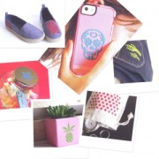 Peinture Multi Supports pour DIY Aladine pâte 3D Izink  Rose x75ml