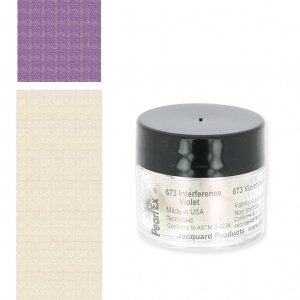 Poudre de mica pour la pâte polymère Pearl Ex Violet Interference n°673 x3g