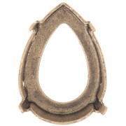 Serti griffe pour cabochon PureCrystal 4320 18x13 mm - Bronze x1