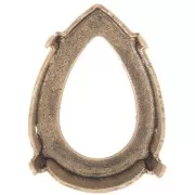 Serti griffe pour cabochon PureCrystal 4320 18x13 mm - Bronze x1