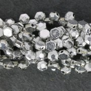 Perles en verre tchèque Honeycomb Jewel 6 mm Labrador x20