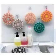Creative Bubble - Fil à crocheter pour éponge tawashi Jaune x50g