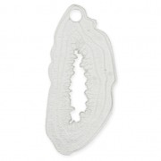 Pendentif style tranche d'agate 20 mm en Argent 925 x1|raw }}