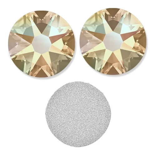 Strass à coller en cristal PureCrystal 2088 6 mm Silk Shimmer x10