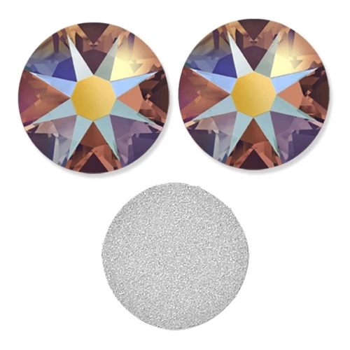 Strass à coller en cristal PureCrystal 2088 4 mm Topaz Shimmer x36