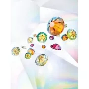 Strass à coller en cristal PureCrystal 2088 4 mm Topaz Shimmer x36