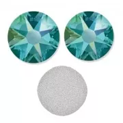 Strass à coller en cristal PureCrystal 2088 4 mm Blue Zircon Shimmer x36