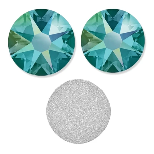 Strass à coller en cristal PureCrystal 2088 4 mm  Blue Zircon Shimmer x36