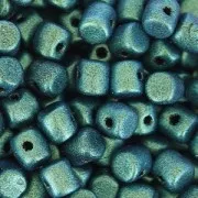 Minos® par Puca® 2.5x3 mm Green Turquoise Metallic Mat x5g