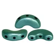 Arcos® par Puca® 5x10 mm Green Turquoise Metallic Mat x10g