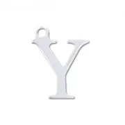 Breloque lettre Y - 9.5 mm en Argent 925 x1