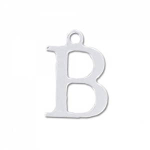Breloque lettre B - 9.5 mm en Argent 925 x1