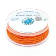 Fil de jade / Fil nylon tressé européen Griffin 0.3 à 0.5 mm Orange x25m