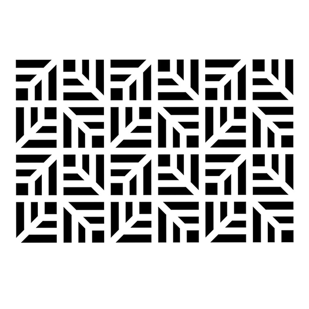 Pochoir décoratif Home deco 10x15 cm Fond feuillage géométrique - Perles \u0026  Co, image size:1024x1024