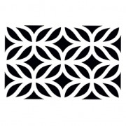 Pochoir décoratif Home deco 10x15 cm Fond feuilles jungle