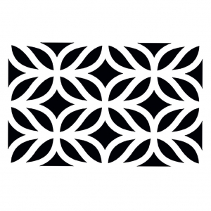 Pochoir décoratif Home deco 10x15 cm Fond feuilles jungle