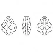 Baroque bead PureCrystal 5058 14 mm Aquamarine x1