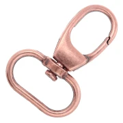 Porte clés mousqueton 39 mm - Cuivré vieilli x1