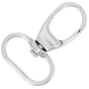 Porte clés mousqueton 39 mm - Placage argent fin vieilli x1|raw }}