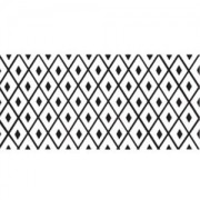 Rouleau de texture en bois pour pâte polymère 100x15mm motif diamants