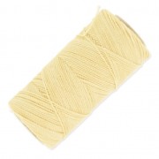 Bobine de fil ciré Linhasita pour micro macramé 1 mm - Cream (1310) x168m