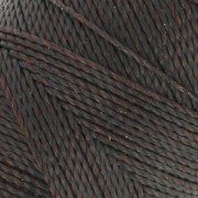Bobine de fil ciré Linhasita pour micro macramé 1 mm - Chocolat Brown (29) x168m