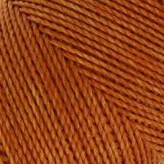 Bobine de fil ciré Linhasita pour micro macramé 1 mm - Camel Brown (498) x168m