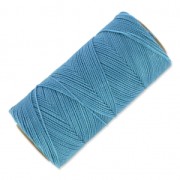 Bobine de fil ciré Linhasita pour micro macramé 1 mm - Light Blue (606) x168m