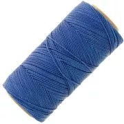 Bobine de fil ciré Linhasita pour micro macramé 1 mm - Blue (692) x168m