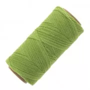 Bobine de fil ciré Linhasita pour micro macramé 1 mm - Lime Green (1019) x168m