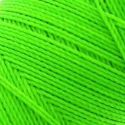 Bobine de fil ciré Linhasita pour micro macramé 1 mm - Fluo Green (329) x168m