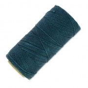 Bobine de fil ciré Linhasita pour micro macramé 1 mm - Teal (228) x168m|raw }}