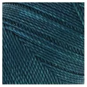 Bobine de fil ciré Linhasita pour micro macramé 1 mm - Teal (228) x168m