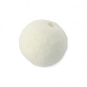 Lot de 100 boules de cellulose ou cotillons 18 mm Blanc