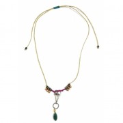 Pendentif tête de taureau/crâne de buffle ethnique 32 mm Placage Argent fin vieilli x1