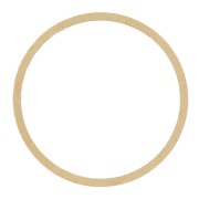 Anneau de montage et tissage rond 20 mm - Laiton brut x1|raw }}